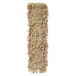 Bristles Dust Mop 24X5 IN Natural Cotton Loop End Launderable 1/Each
