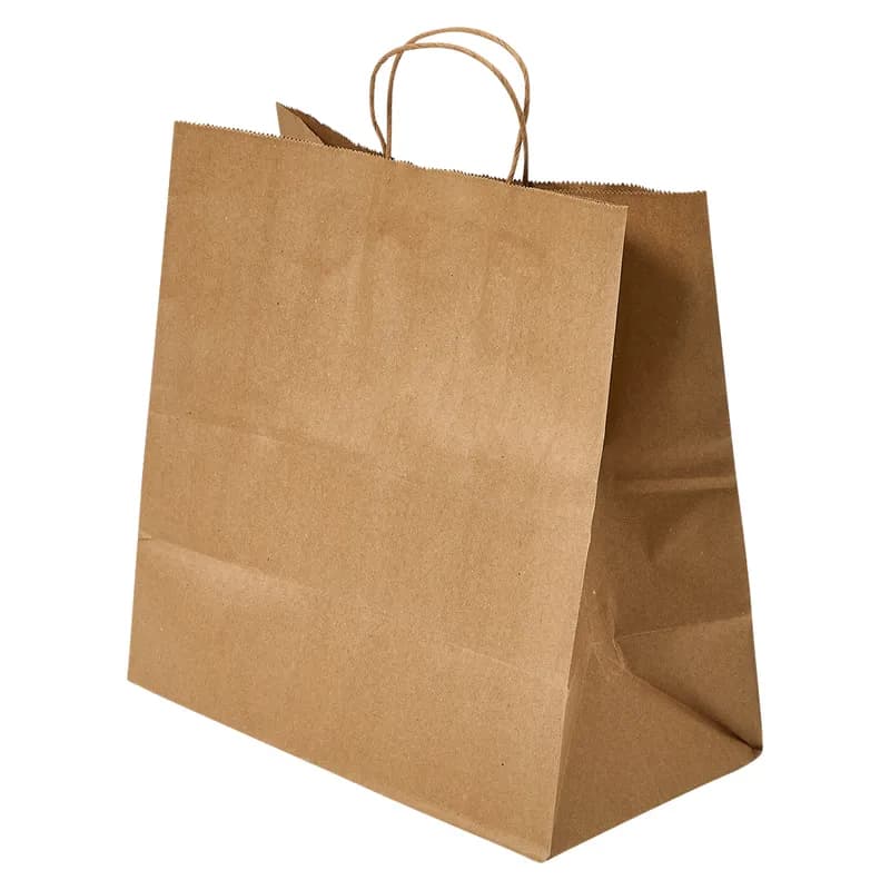 Victoria Bay Shopper Bag 13X7X13 IN Paper Kraft Gusset 250/Case