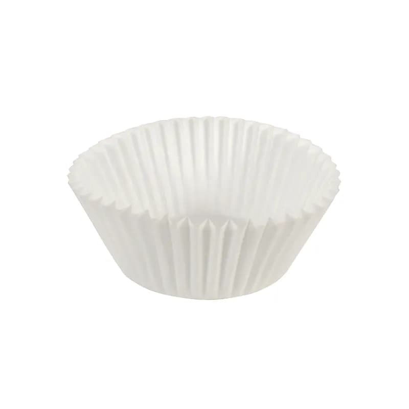 Baking Cup 2.5 IN Paper White Fluted 2000/Case