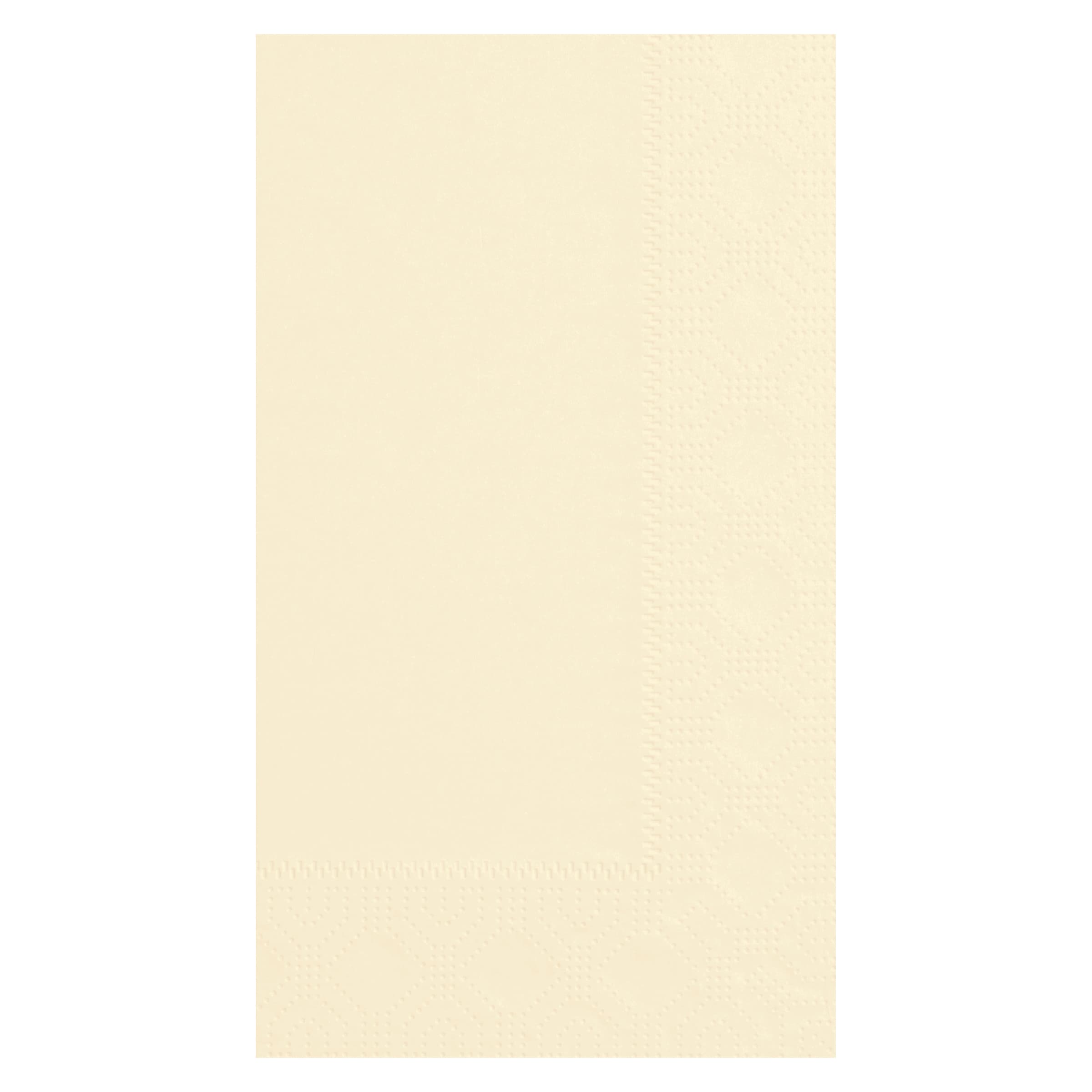 Napkins 17X15 IN Ecru Tissue Paper 2PLY 1/8 Fold 1000/Case
