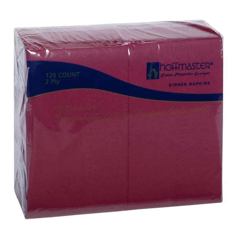Dinner Napkins 15X17 IN Burgundy 2PLY 1000/Case