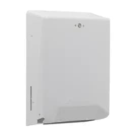 Georgia-Pacific Pro® Paper Towel Dispenser 4.438X11.75 IN Metal Wall Mount, Locking White Multifold 1/Each