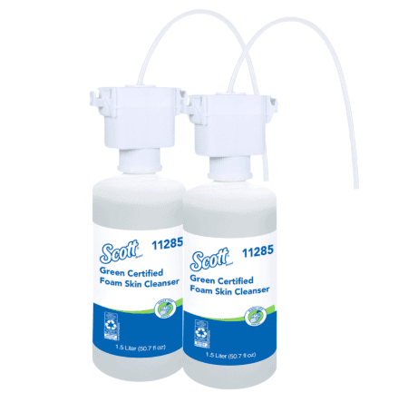 Scott® Essential Hand Soap Foam 1500 mL Unscented Fragrance Free Clear Refill In Counter 2/Case