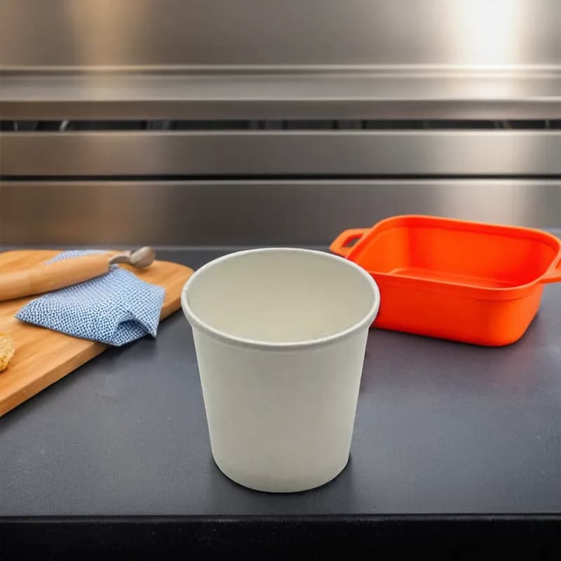 Food Container Base 12 OZ Paper White 500/Case