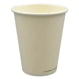 79-Series Hot Cup 8 OZ Single Wall Poly-Coated Paper White 1000/Case