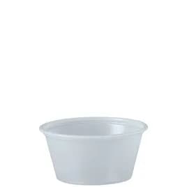 Solo® Souffle & Portion Cup 2 OZ PS Translucent Round Leak Resistant 250 Count/Pack 10 Packs/Case 2500 Count/Case