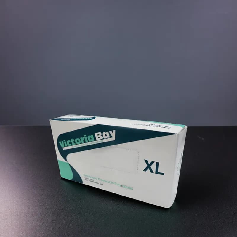 Victoria Bay Gloves XL Clear LDPE Disposable Powder-Free 500/Pack