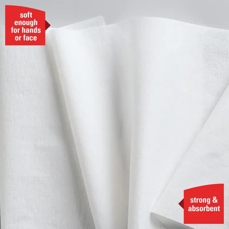 WypAll® PowerClean™ L40 Wipe Cloth White Small Roll 70 Sheets/Roll 24 Rolls/Case 1680 Sheets/Case
