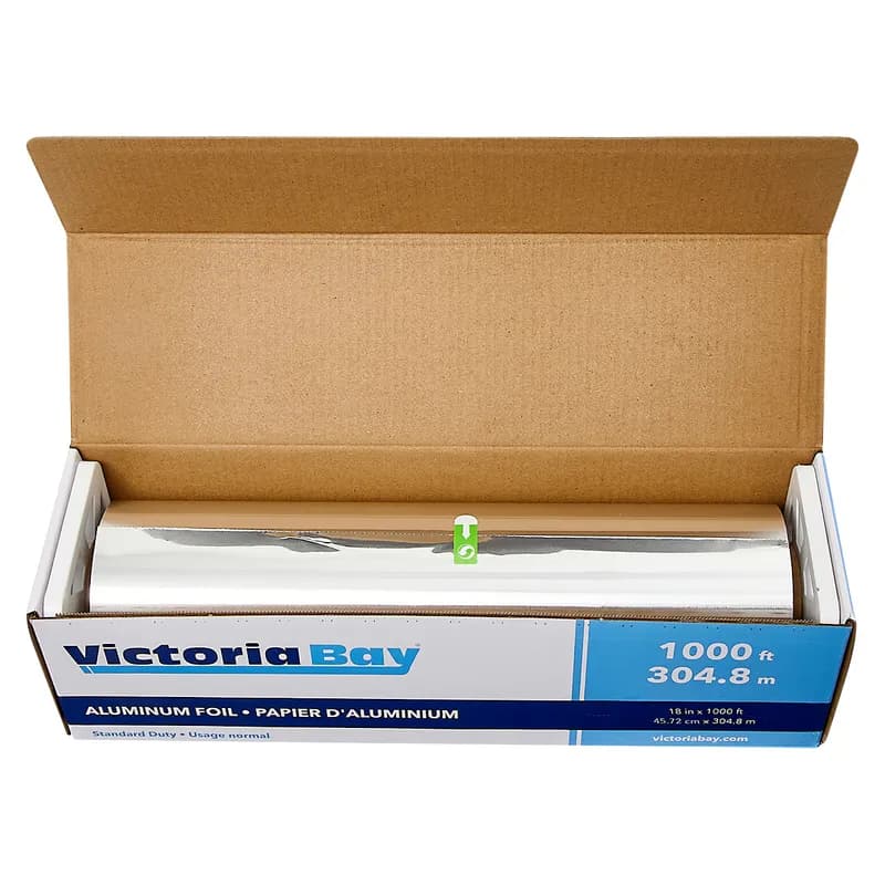 Victoria Bay Food Foil Roll 18IN X1000FT Aluminum Extra Extra Heavy 1/Roll