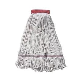 Mop Head Small (SM) 12 OZ Natural Cotton Rayon Synthetic Fiber Non-Antibacterial Looped 12/Case