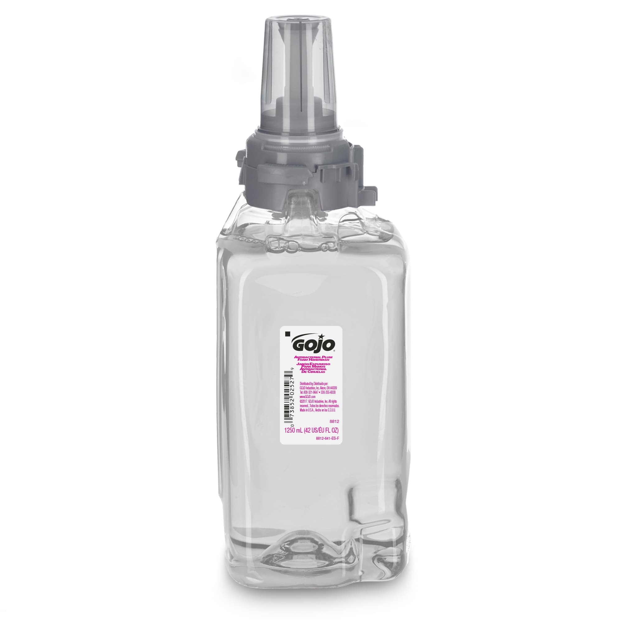 GOJO® Handwash Foam 1250 mL 3.57X4X10.91 IN Plum Antibacterial For ADX-12 3/Case