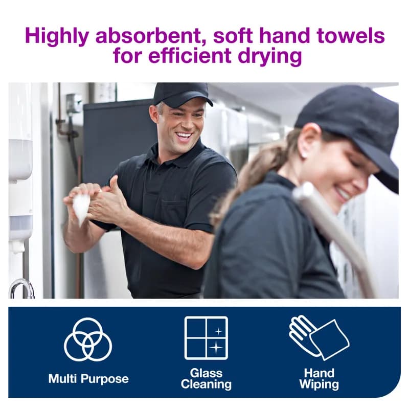Tork Basic Roll Paper Towel M1 11.8X8.3 IN 261.567 FT 2PLY White Centerfeed Refill 266 Sheets/Roll 12 Rolls/Case