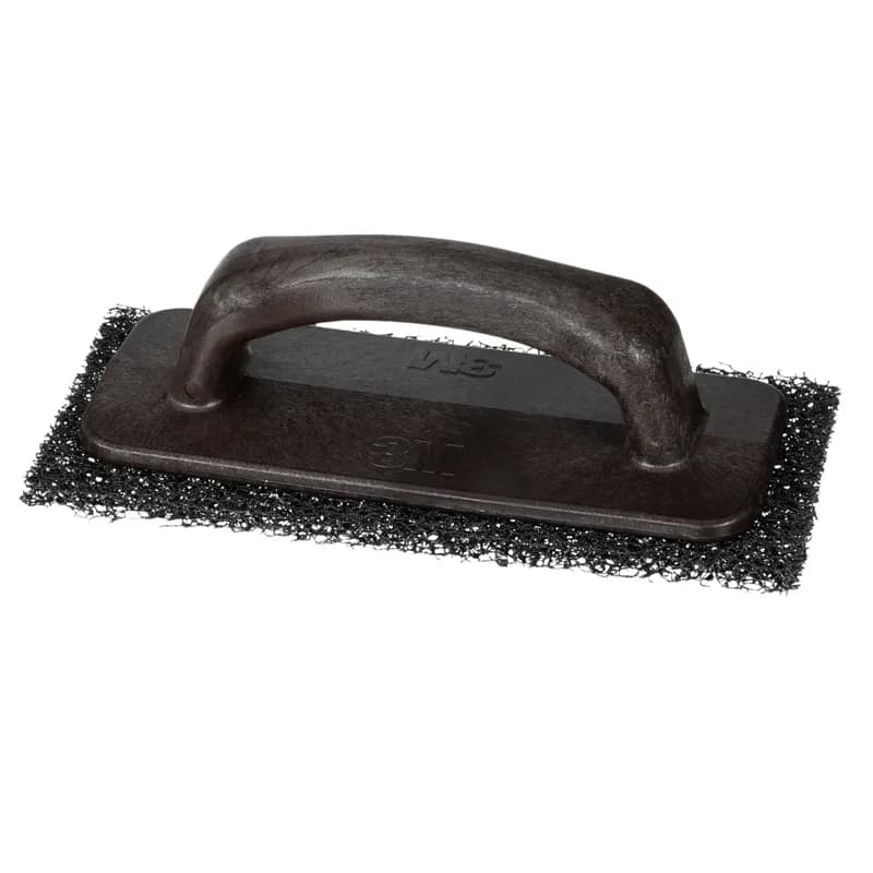 3M™ 8550 Stripping Pad 10X4.606 IN High Productivity Synthetic Fiber Black Rectangle 40/Case