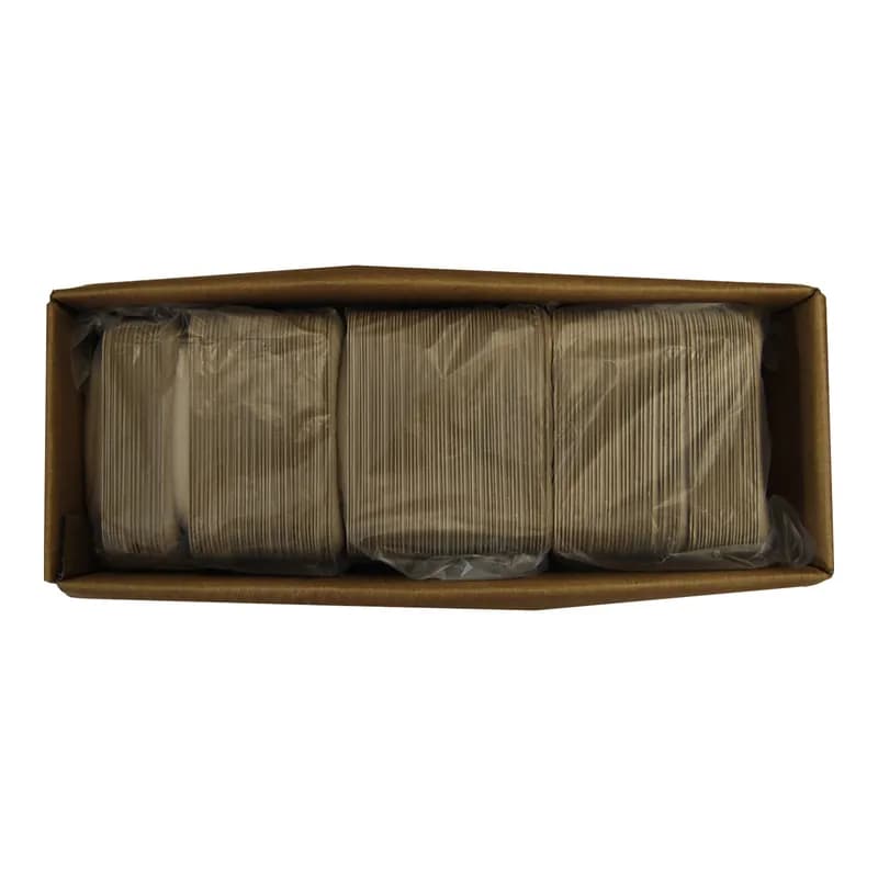 Take-Out Container Base 5.2X5.2X1.07 IN Pulp Fiber Kraft Square 300/Case