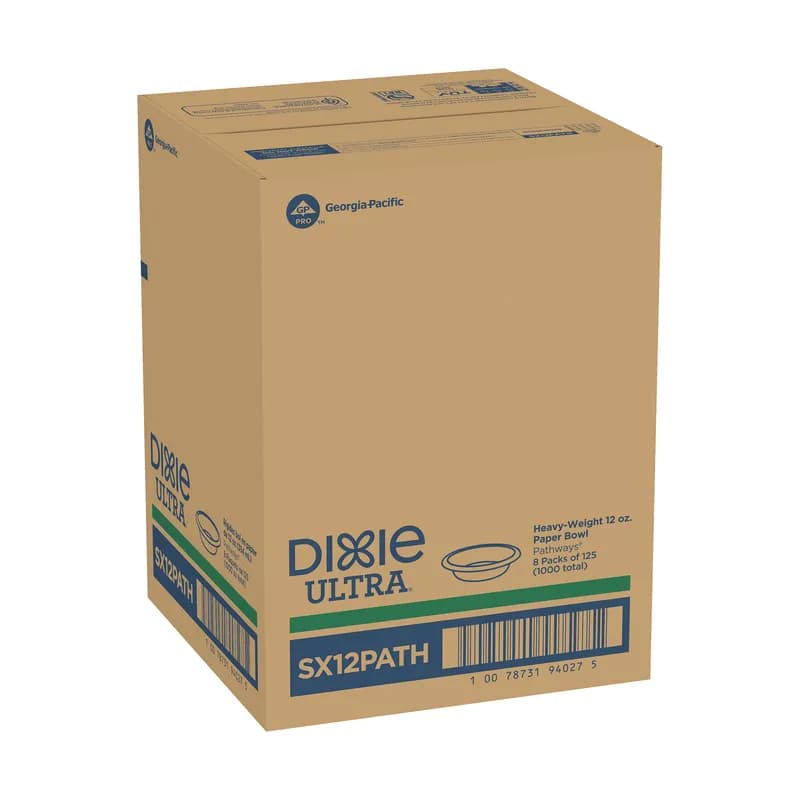 Dixie® Ultra Bowl 12 OZ Paper Multicolor Pathways Heavyweight 1000/Case