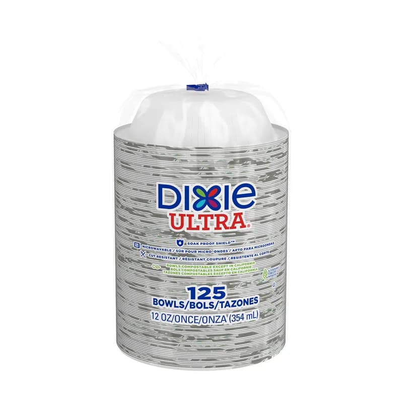 Dixie® Ultra Bowl 12 OZ Paper Multicolor Pathways Heavyweight 1000/Case