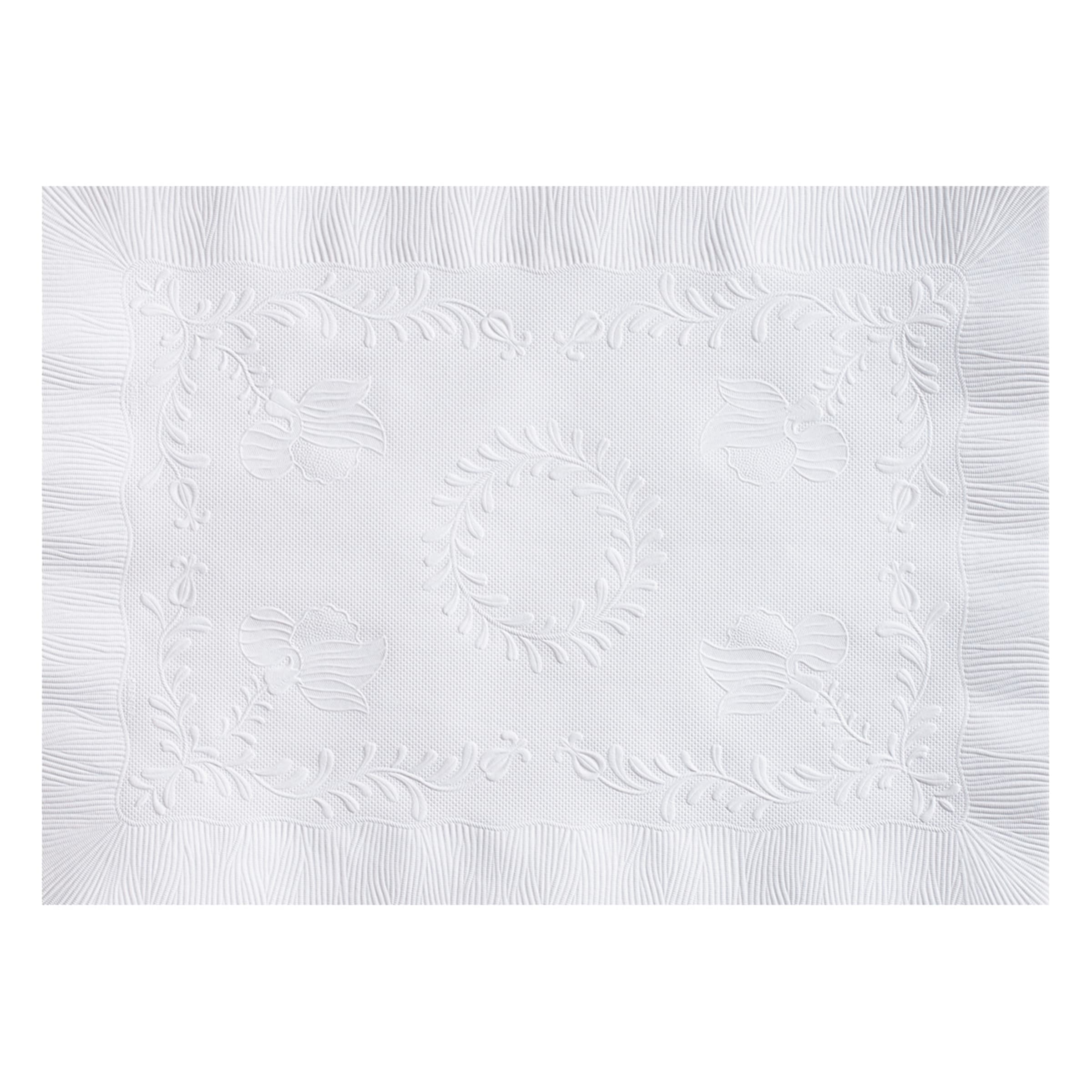 Placemat 10X14 IN White Straight 1000/Case