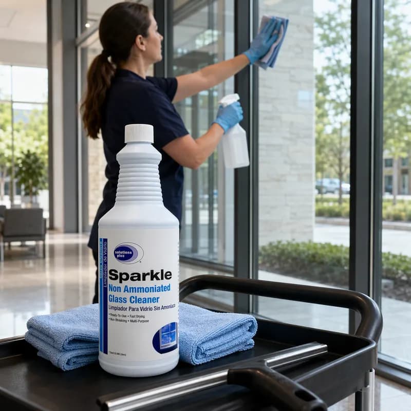 Window & Glass Cleaner 32 FLOZ RTU Non-Ammoniated 12/Case