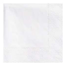 Beverage Napkins 10X10 IN White Regal Paper 2PLY 1/4 Fold Embossed 3000/Case