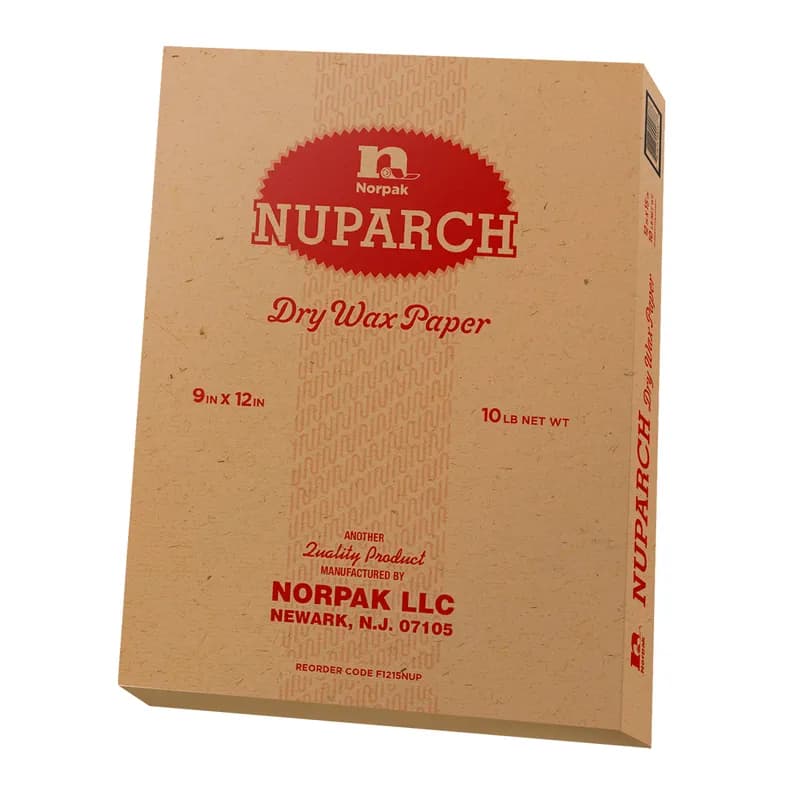 Multi-Purpose Sheet 9X12 IN Dry Wax Paper White Microwave Safe 50/Case