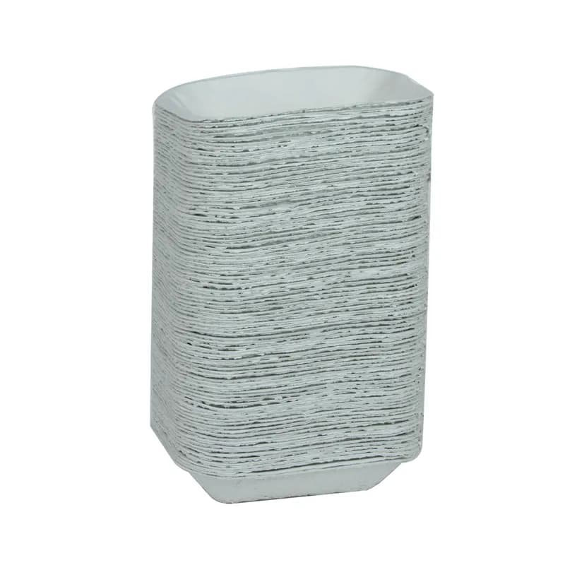 SAV A DAY Take-Out Container Base 9.1X6.9X1.75 IN Molded Fiber Natural Boat 460/Case