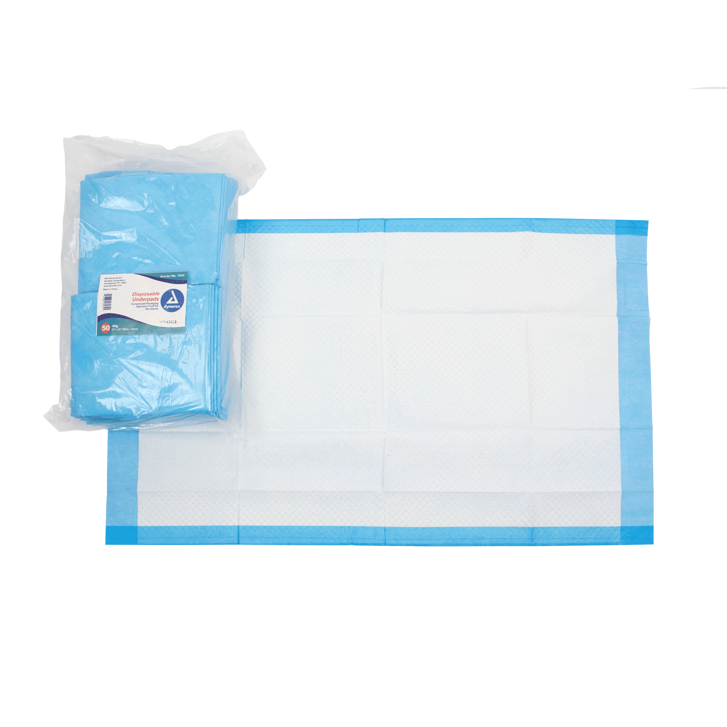 Underpad 23X36 IN Anti-Leak 150/Case