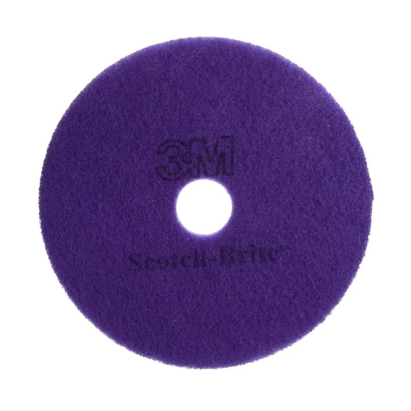 3M™ Scotch-Brite™ Purple Diamond Cleaning Pad 19X1 IN Purple Non-Woven Polyester Fiber Nylon Fiber 150-3000 RPM 5/Case