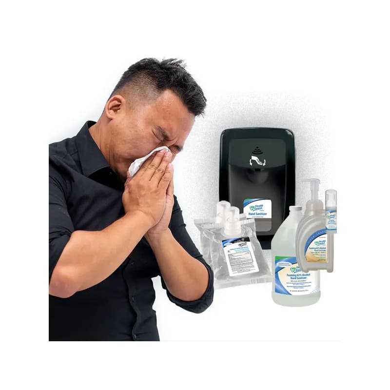 Hand Sanitizer Foam 1 L Unscented Fragrance Free Clear 62% Ethyl Alcohol 6/Case
