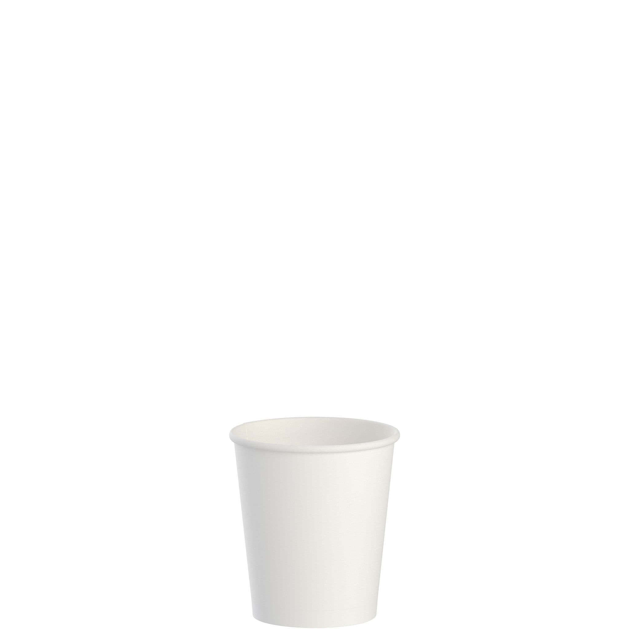 Solo® Cup Dispenser Water 3 OZ Treated Paper White 100 Count/Pack 50 Packs/Case 5000 Count/Case