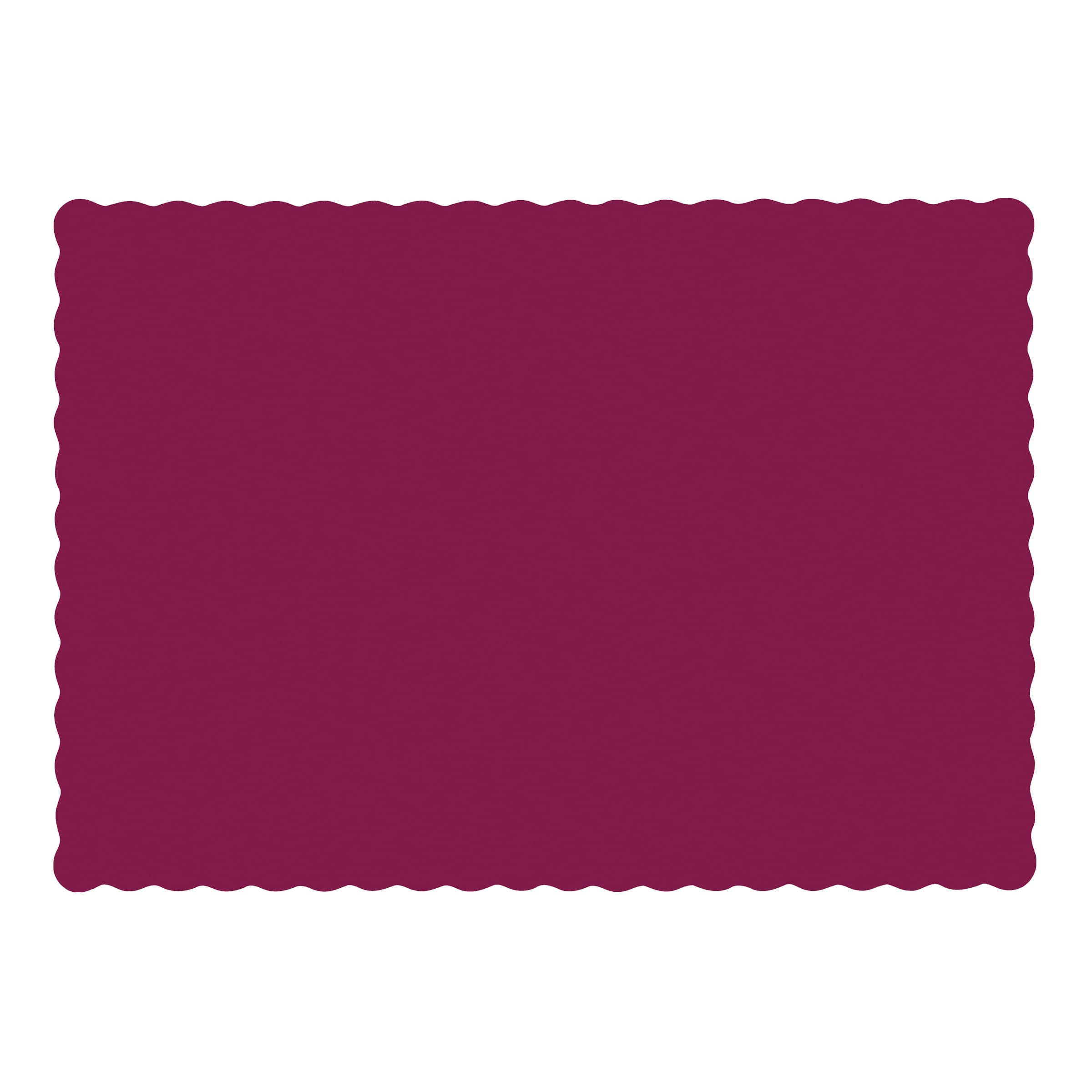 Placemat 10X14 IN Burgundy Paper 1000/Case
