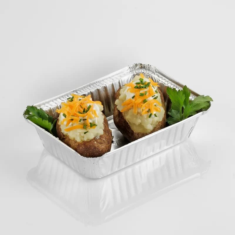 Bread & Loaf Pan 16 OZ 5.5X4.5X1.5 IN Aluminum Silver Rectangle 1000/Case