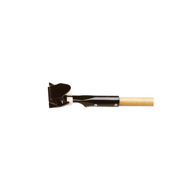 Dust Mop Handle 60 IN Natural Wood Swivel Clip 1/Each