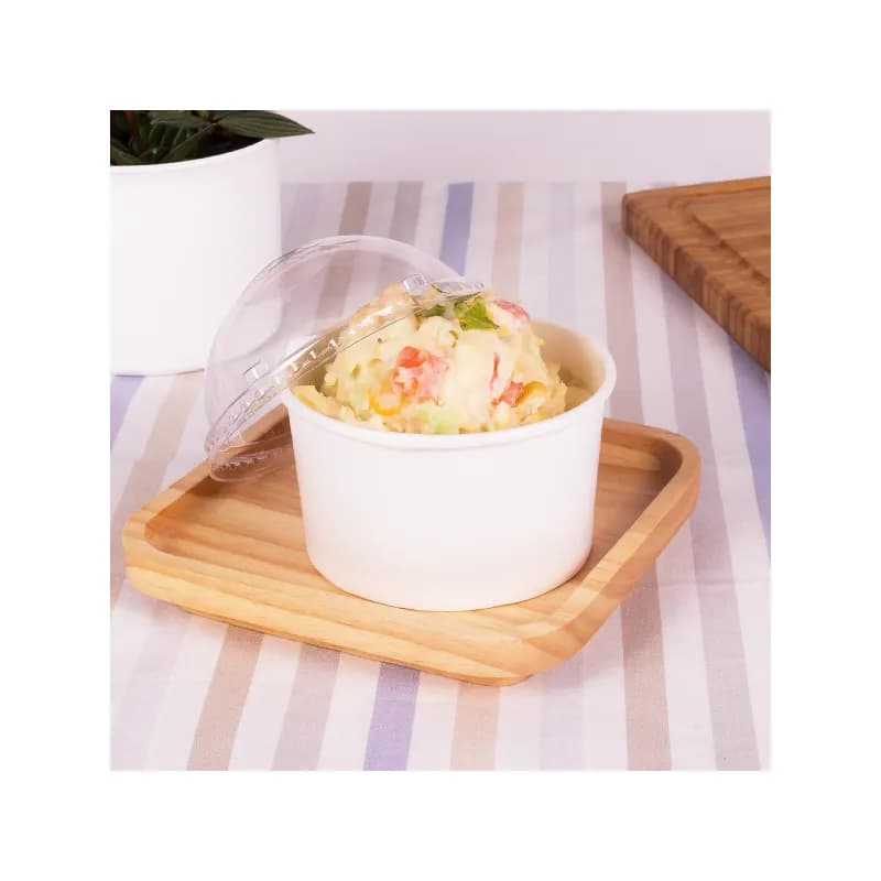 Food Container Base 5 OZ Paper White 1000/Case