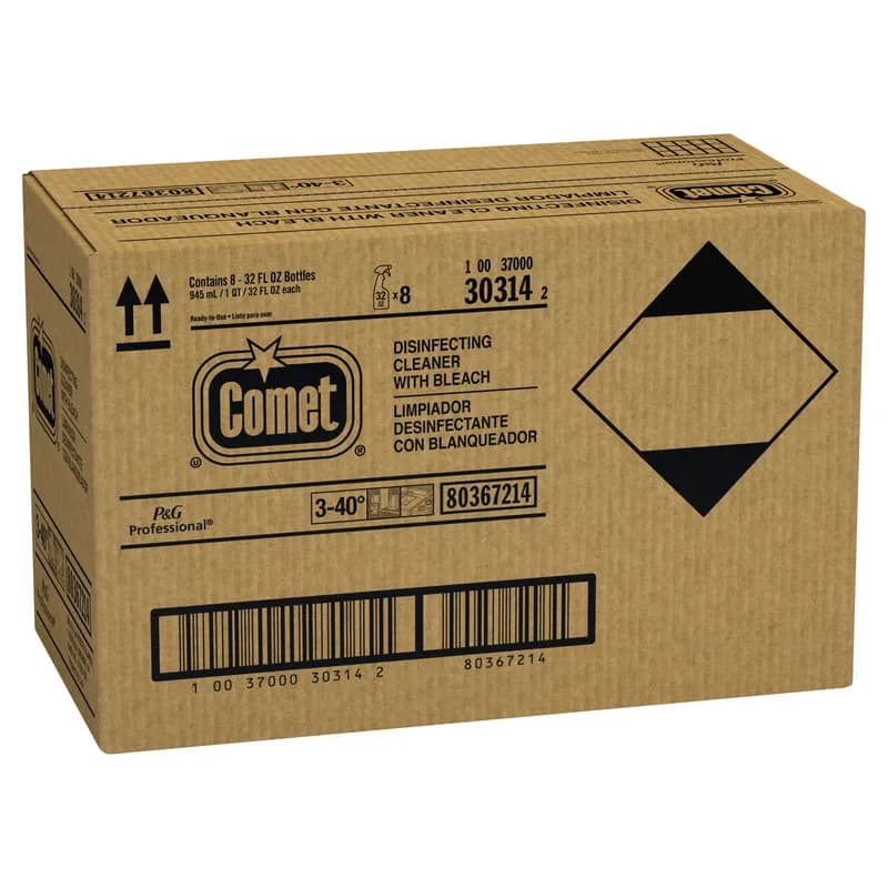 Comet Disinfectant Cleaner 1 QT RTU Bleach 8/Case