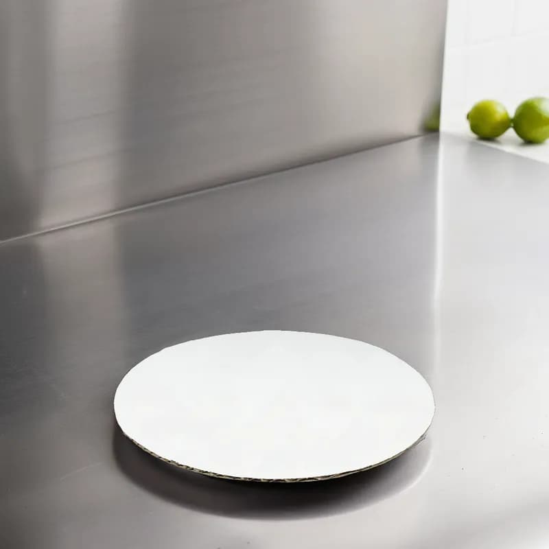 Cake Circle 6 IN Corrugated Paperboard White Round Single Wall 500/Case
