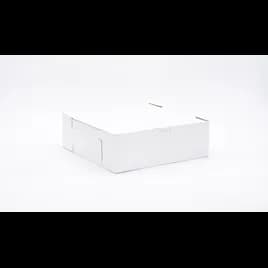 Easy Lock Cake Box 12X12X4 IN SUS Paperboard CRB White Square Lock Corner 1-Piece 100/Bundle
