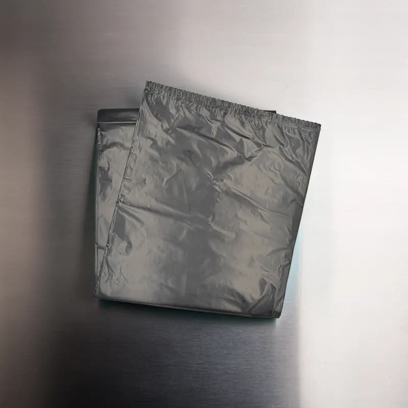 Can Liner 23X22X60 IN Black Plastic 2MIL 100/Case