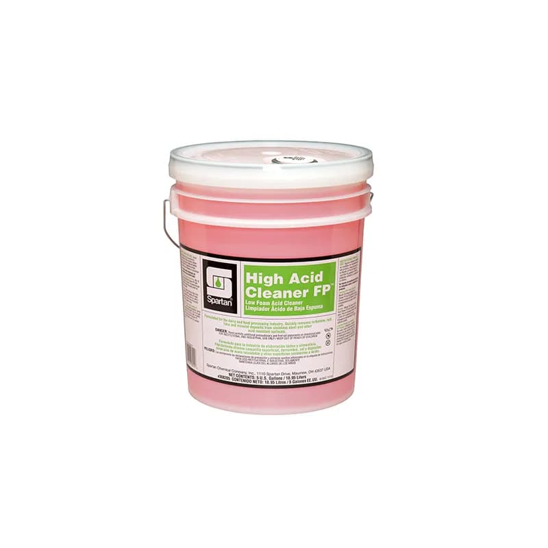 High Acid Cleaner FP® Unscented Food Processing Detergent Cleaner 5 GAL Food Contact Acidic Low Foam 1/Pail