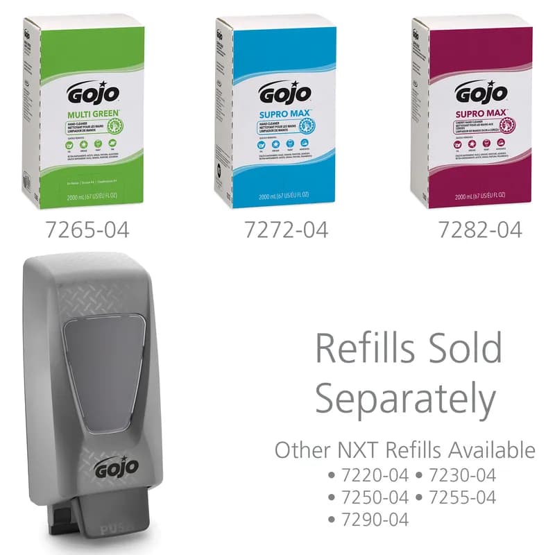 GOJO® PRO TDX 2000 Soap Dispenser Liquid 2000 mL 15.76X6.76X5.22 IN Gray Push Style Surface Mount 1/Case