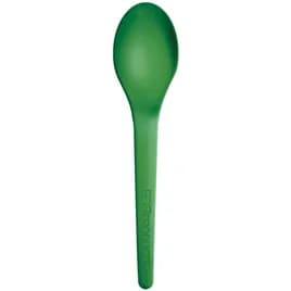 Plantware® Spoon 6 IN PLA Green High Heat 1000/Case