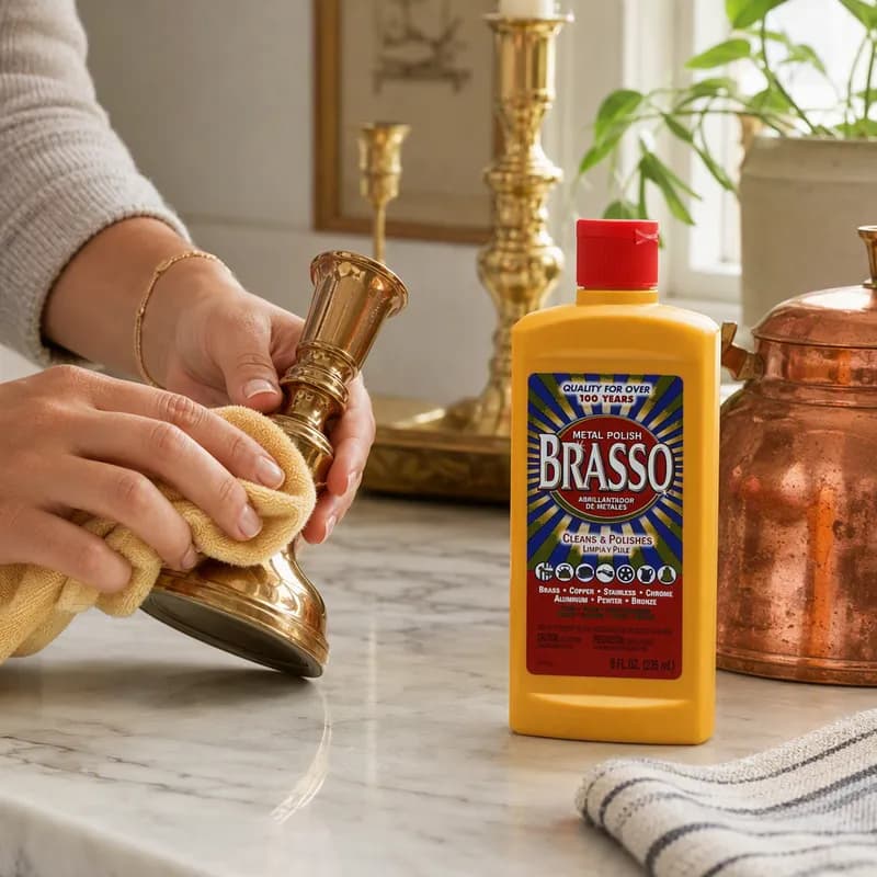 Brasso® Metal Polish 8 FLOZ Multi Surface RTU 8/Case