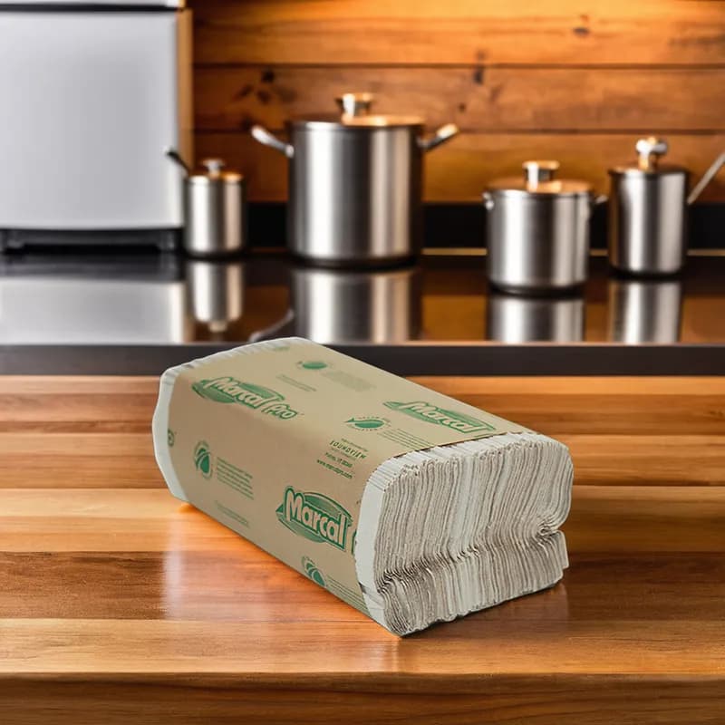 Folded Paper Towel Kraft C-Fold 150 Sheets/Pack 16 Packs/Case 2400 Sheets/Case