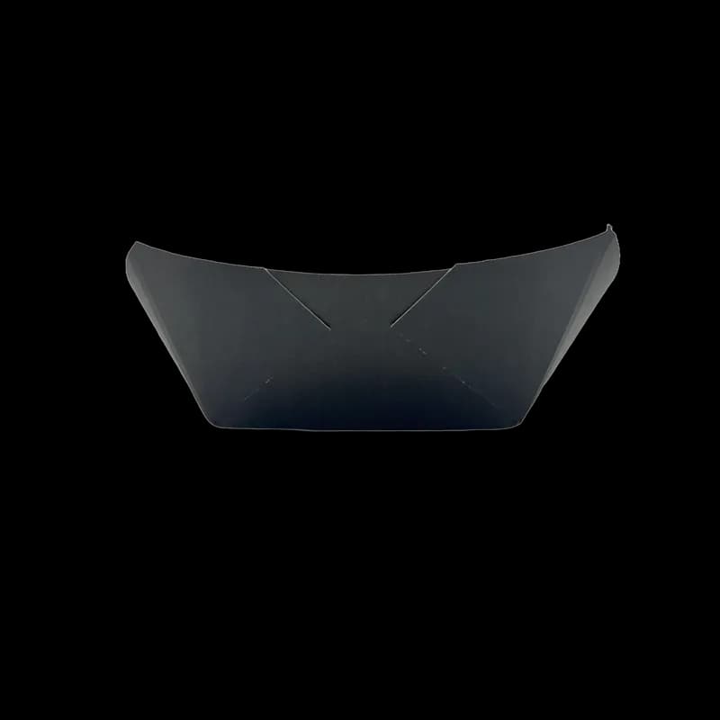 Food Tray 5 LB Paper Black Rectangle 500/Case