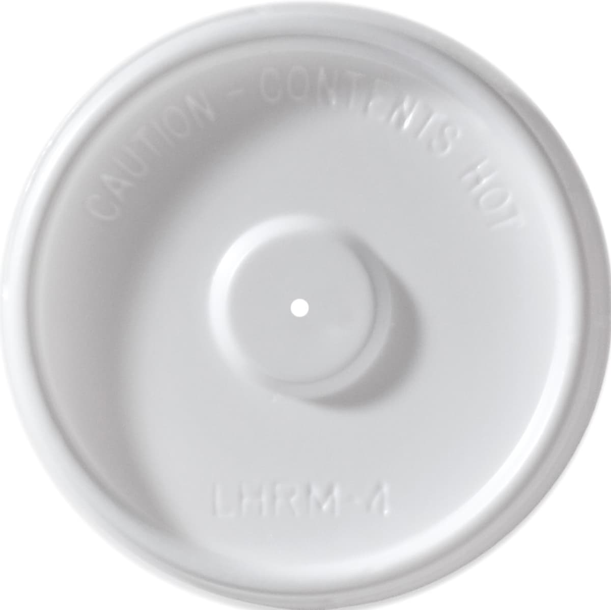 Lid Plastic White For 4 OZ Hot Cup Vented 1000/Case