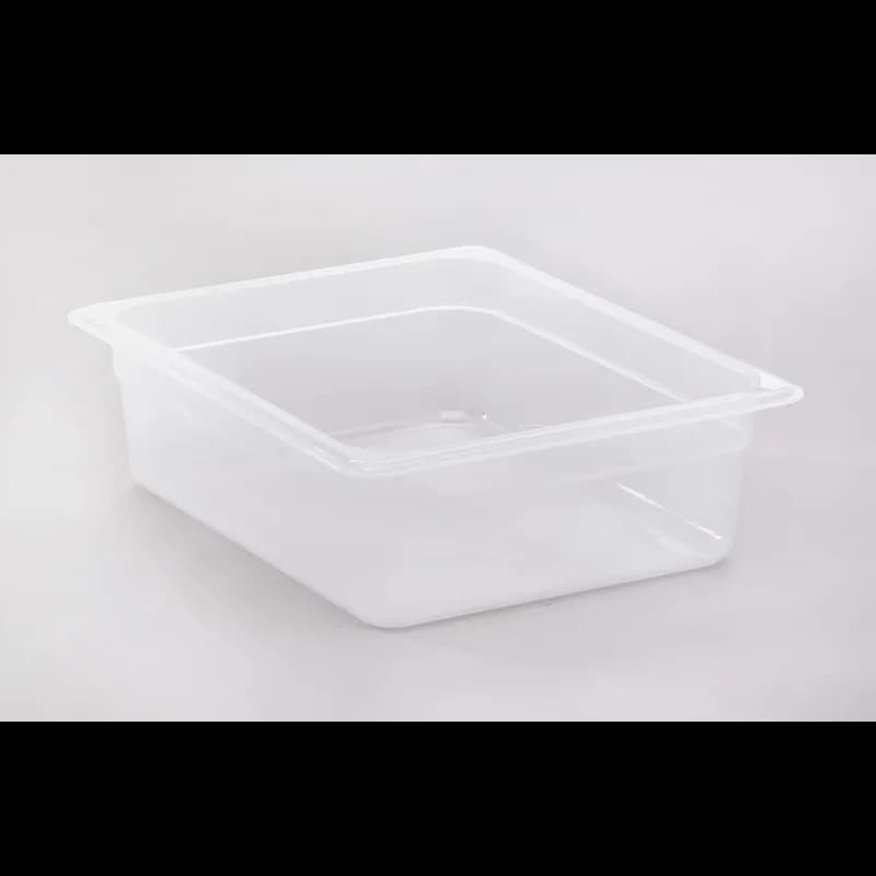 Food Pan 1/2 4 IN Translucent PP 1/Each