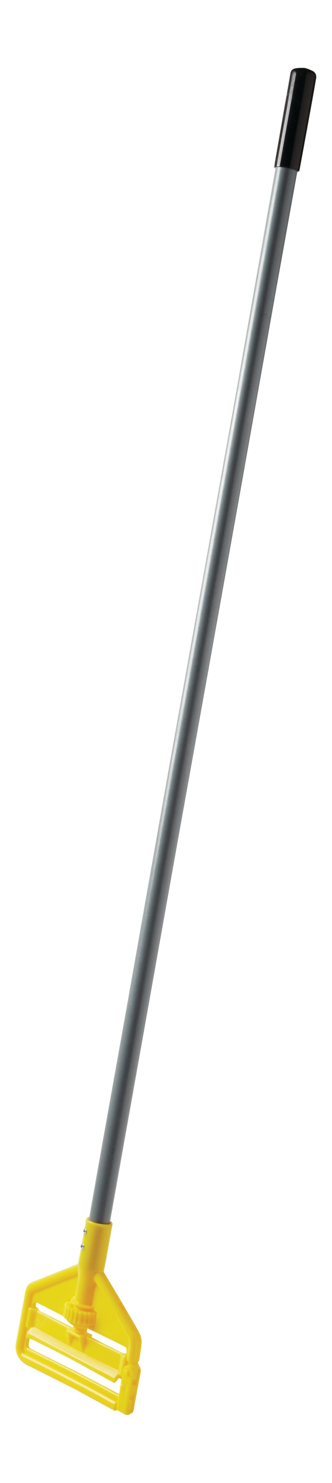 Invader® Mop Handle 60IN Gray Yellow Fiberglass Side Gate 1/Each