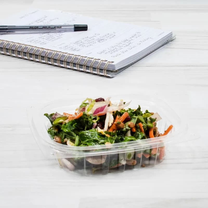 Dart® ClearPac® Deli Container Base & Lid Combo 8 OZ OPS Clear 63 Count/Pack 16 Packs/Case 1008 Count/Case
