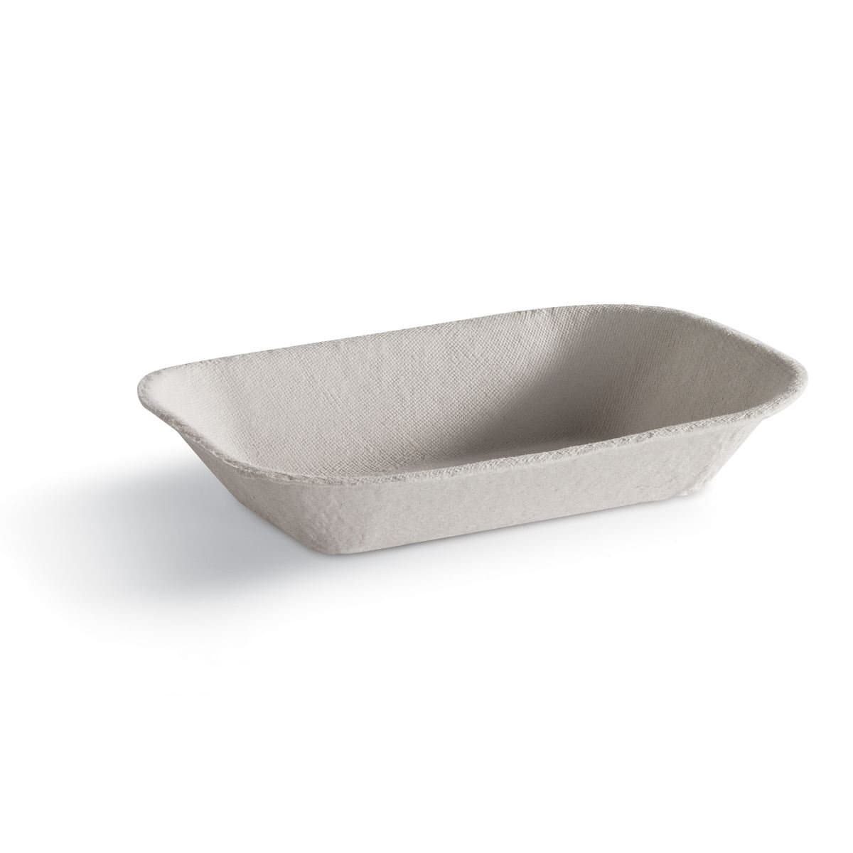 Savaday® Food Tray 1 LB Molded Fiber Kraft Rectangle 1000/Case