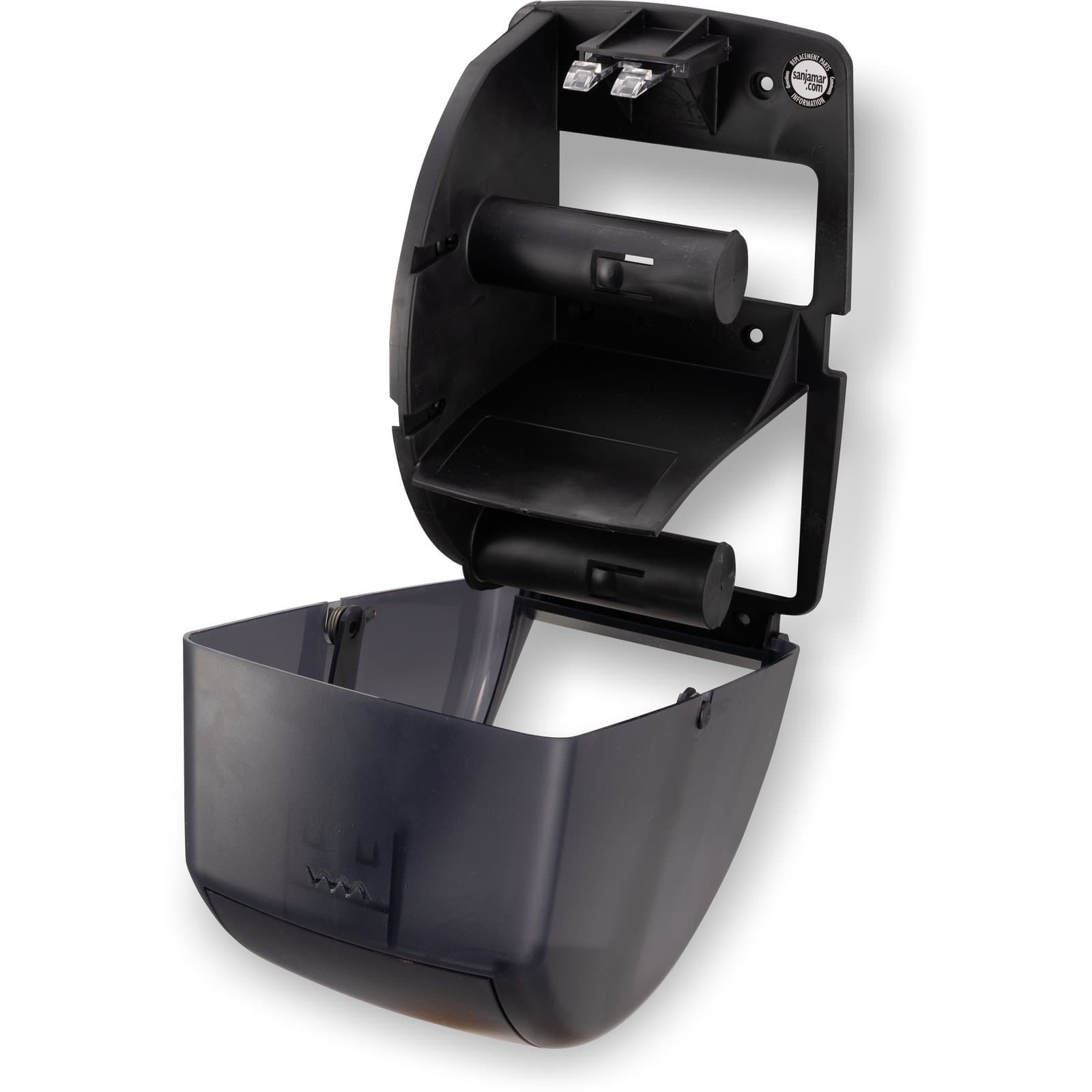 San Jamar Toilet Paper Dispenser 8X13X7.75 IN HIPS Black Pearl 1/Each