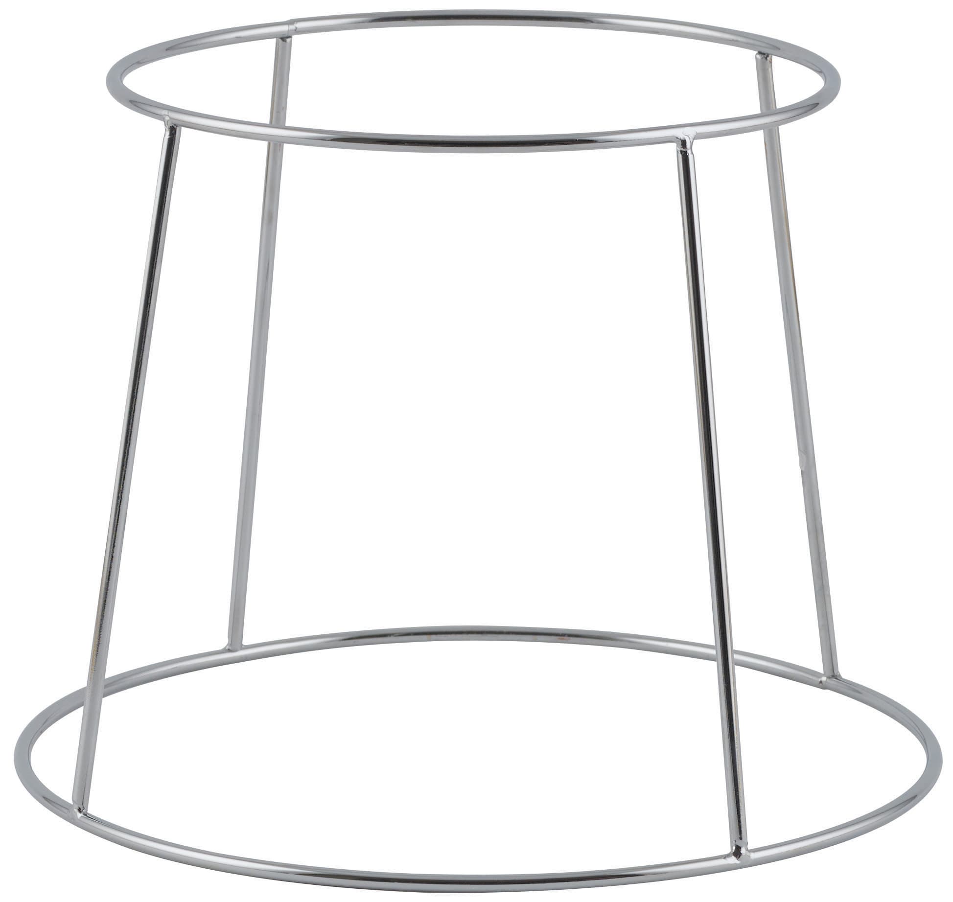 Seafood Display Rack 9.63X7 IN Metal Wire Chrome Plated 1/Each